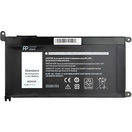 PowerPlant акумулятори для ноутбуків DELL Inspiron 17-5770 (T2JX4) 11.4V 3400mAh