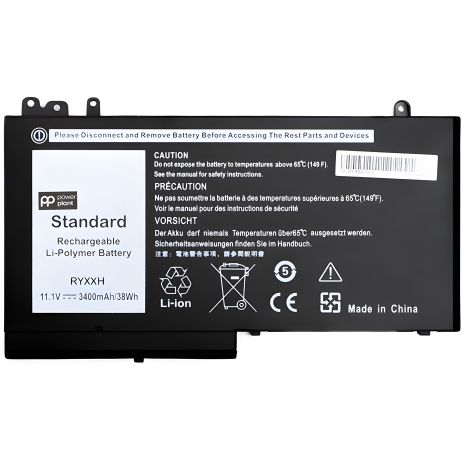 Акумулятори PowerPlant для ноутбуків DELL Latitude 12 5000 (RYXXH) 11.1V 3400mAh Акумулятори PowerPlant для ноутбуків DELL Latitude 12 5000 (RYXXH) 11.1V 3400mAh
