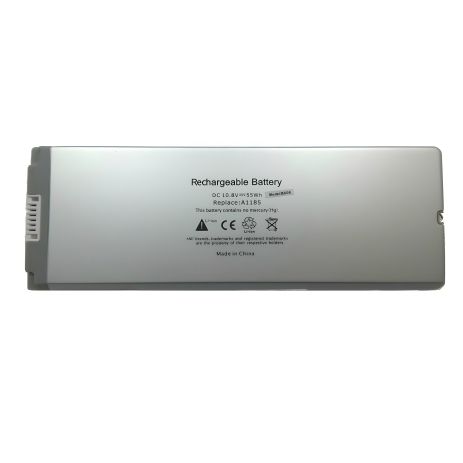Акумулятор PowerPlant для ноутбуків Apple MacBook 13" White (A1185) 10.8V 5200mAh