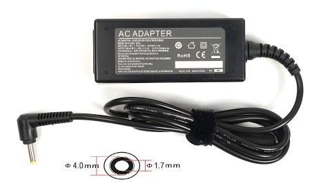 Блок питания PowerPlant 19V 40W 2.1A (4.0*1.7) для ноутбуков HP, 220V Блок питания PowerPlant 19V 40W 2.1A (4.0*1.7) для ноутбуков HP, 220V