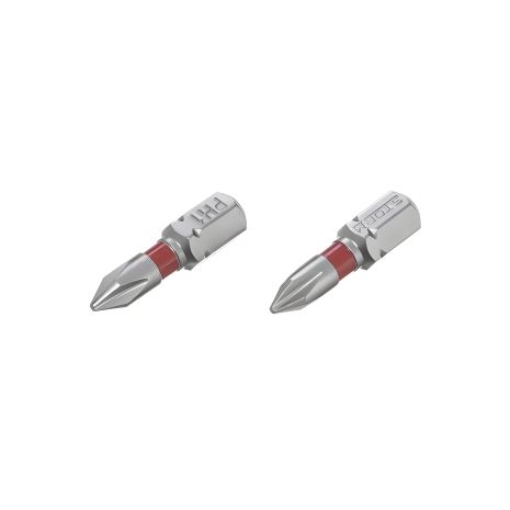 Комплект викруткових насадок PH1, 1/4"×25 мм, S2, 2 од., STORM INTERTOOL VT-0217