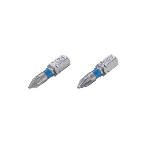 Комплект викруткових насадок, PZ1, 1/4"×25 мм, S2, 2 од., STORM INTERTOOL VT-0220
