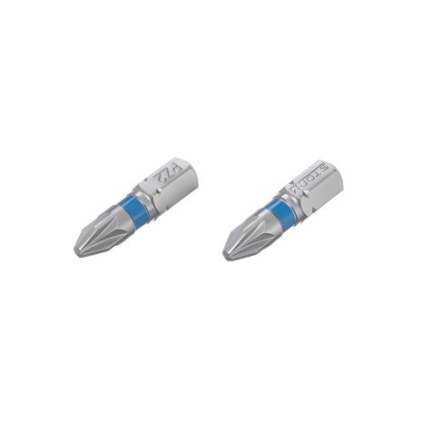 Викруткові насадки, PZ2, 1/4"×25 мм, S2, 2 од., STORM INTERTOOL VT-0221