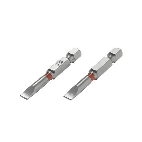 Комплект отверточных насадок, SL5, 1/4"×50 мм, S2, 2 шт., STORM INTERTOOL VT-0229
