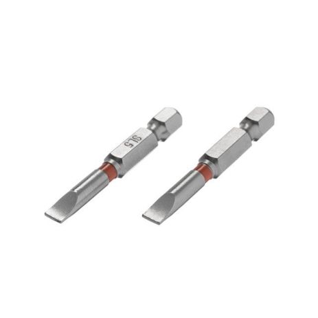 Комплект викруткових насадок, SL5, 1/4"×50 мм, S2, 2 од., STORM INTERTOOL VT-0229