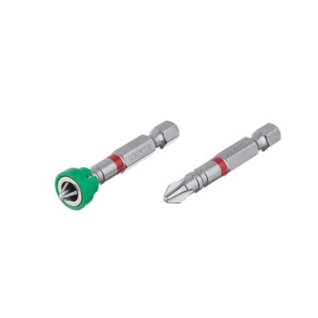 Комплект викруткових насадок PH2 з обмежувачем 1/4"*50мм, S2, уп. 2шт., STORM INTERTOOL VT-0231