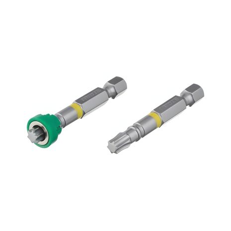 Torx отверточные насадки, T30 с ограничителем, 1/4"×50 мм, S2, 2 шт., STORM INTERTOOL VT-0232