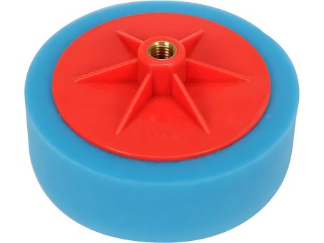 Полировочный диск с жесткой губкой Ø= 150 мм, h= 50 мм, резьба М14 (60) Yato YT-47883