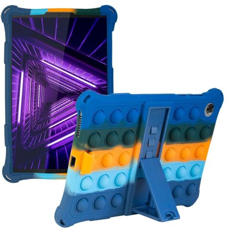 Чохол SoftGel Kids дитячий pop-it Lenovo Tab M10 2nd Gen TB-X306 Веселка Синій