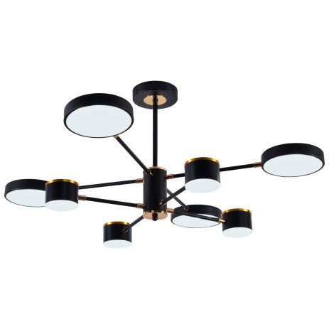 Акрилова світлодіодна люстра Sirius B X13288/8 BK+FGD Акрилова світлодіодна люстра Sirius B X13288/8 BK+FGD