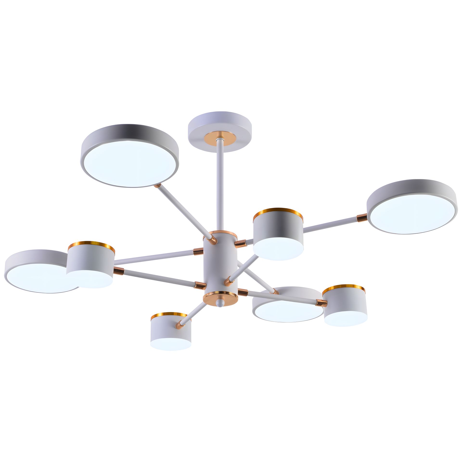 Светодиодная акриловая люстра Sirius B X13288/8 WT+FGD Светодиодная акриловая люстра Sirius B X13288/8 WT+FGD