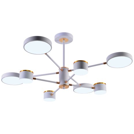 Люстра світлодіодна акрилова Sirius B X13288/8 WT+FGD