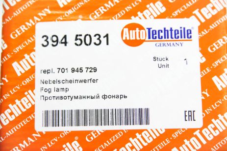 Фара L=R, VW T4 91-03 (9450.31 Autotechteile (3945031)