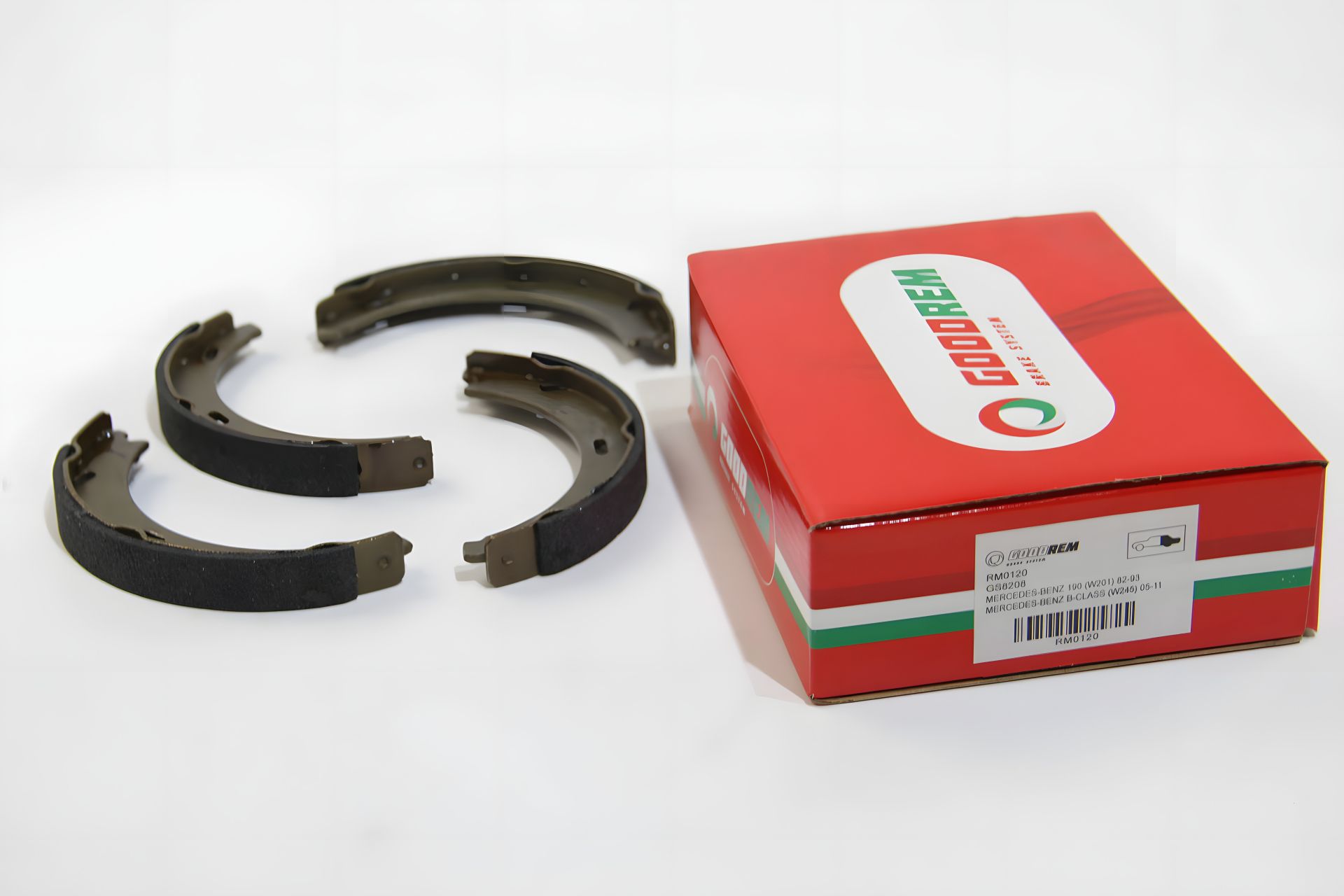 Ручного гальма колодки W124/126/140/201/202/210, GOODREM (RM0120) Ручного гальма колодки W124/126/140/201/202/210, GOODREM (RM0120)