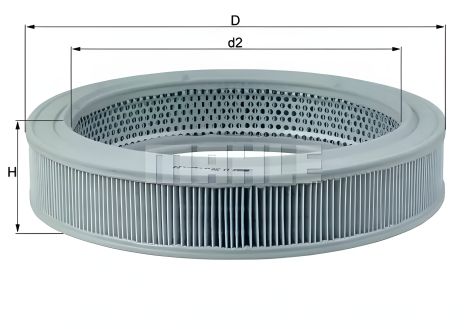 фільтр повітряний Audi/VW (бензин), MAHLE/KNECHT (LX208)