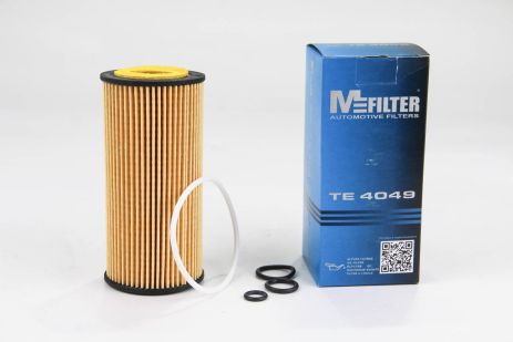 Масляний фільтр Mercedes S (W220) (1998 - 2005), Mfilter (TE4049) Масляний фільтр Mercedes S (W220) (1998 - 2005), Mfilter (TE4049)