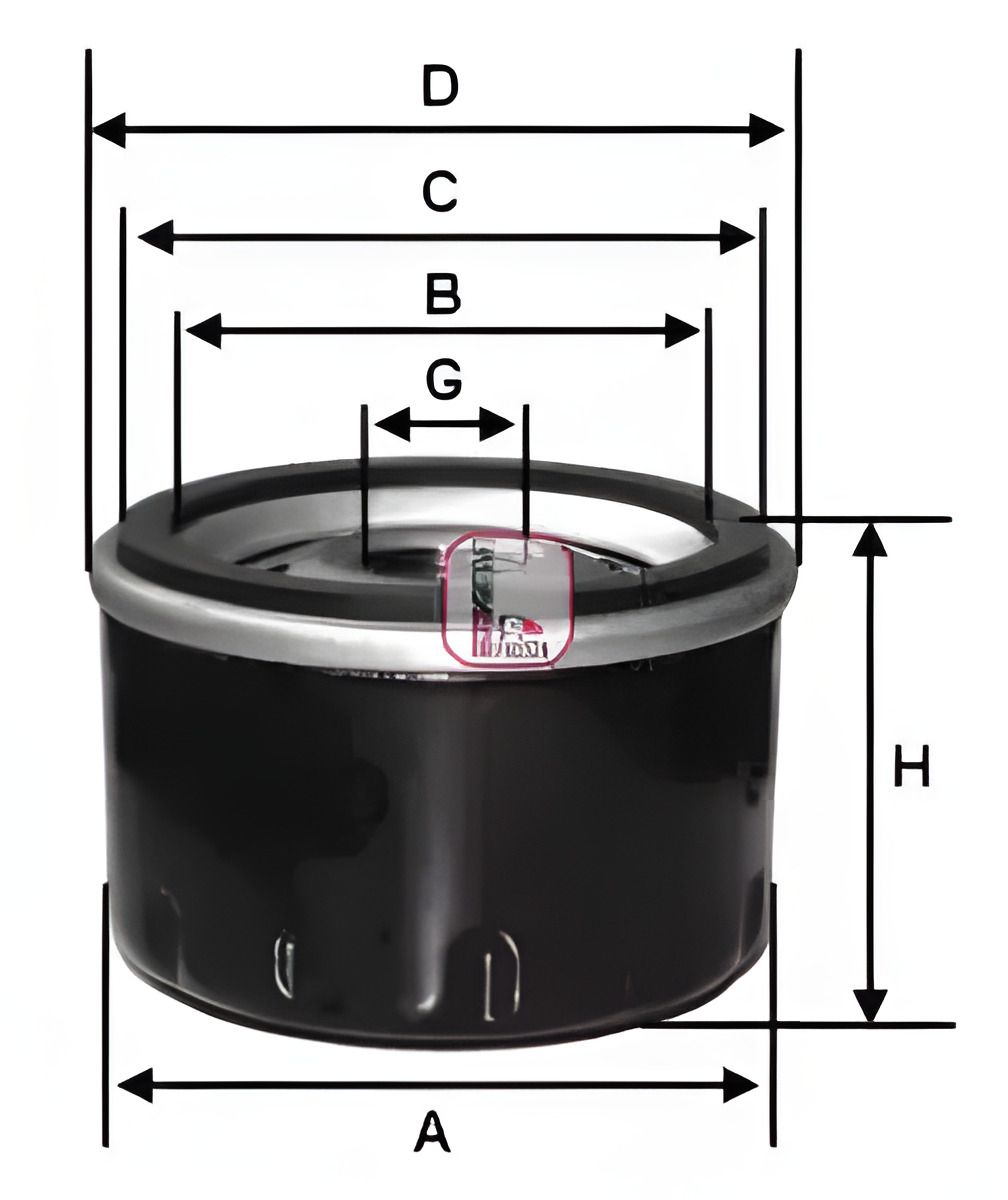 Масляный фильтр для TOYOTA 1,5-2,0 93-96, SOFIMA (S3264R) Масляный фильтр для TOYOTA 1,5-2,0 93-96, SOFIMA (S3264R)