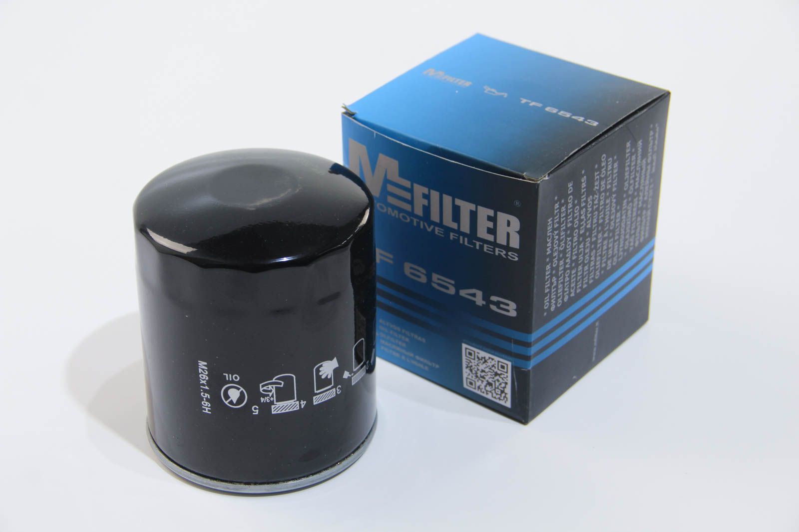 Фильтр масла Colt/Galant/Lancer IV/Pajero 1.8/2.0/2.5TD 86-, MFILTER (TF6543) Фильтр масла Colt/Galant/Lancer IV/Pajero 1.8/2.0/2.5TD 86-, MFILTER (TF6543)