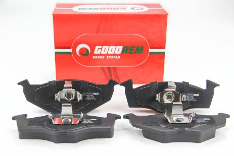 Передні гальмівні колодки для Ibiza/Cordoba/Polo/Vento/Golf 91-03, GOODREM (RM1459) Передні гальмівні колодки для Ibiza/Cordoba/Polo/Vento/Golf 91-03, GOODREM (RM1459)