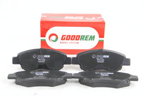 Передние тормозные колодки для Peugeot 107/Citroen C1 05- от GOODREM (RM1432) Передние тормозные колодки для Peugeot 107/Citroen C1 05- от GOODREM (RM1432)
