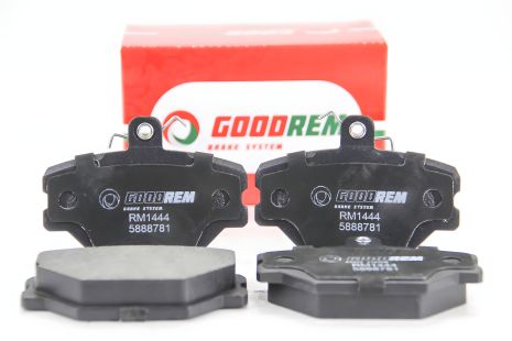 Передні гальмівні колодки для Dedra/Tempra/Tipo/Uno 86-02 від GOODREM (RM1444) Передні гальмівні колодки для Dedra/Tempra/Tipo/Uno 86-02 від GOODREM (RM1444)