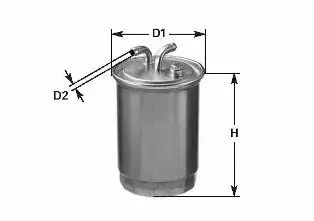 Фільтр паливний MB C-клас (W203) CDI 00-07, CLEAN FILTERS (DN1907)