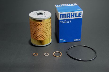 Масляний фільтр W123/126 2,5/4.3/5.0i, Mahle/Knecht (Ox32d)