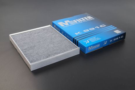 Фільтр салону T5 03-/Audi Q7/Touareg/Cayenne 02- (вугілля), Mfilter (K991c)