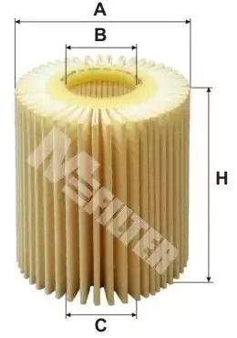 Фильтр масляный Lexus/Тойота 2.0-2.2i/D 05-, MFILTER (TE4005)