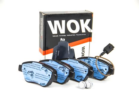 Передние тормозные колодки для FIAT 500/PUNTO/QUBO/SKODA SUPERB/CITROËN NEMO 0.9-1.8 07-, WOKING (P95831)