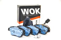 Передние тормозные колодки для FIAT 500/PUNTO/QUBO/SKODA SUPERB/CITROËN NEMO 0.9-1.8 07-, WOKING (P95831)