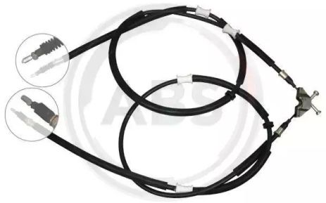 Задній трос ручного гальма для Astra/Zafira 99-09 (диск), A.B.S. (K17315) Задній трос ручного гальма для Astra/Zafira 99-09 (диск), A.B.S. (K17315)