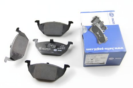 Передние тормозные колодки для vw polo/skoda fabia/rapid, HELLA PAGID (8DB355008591)