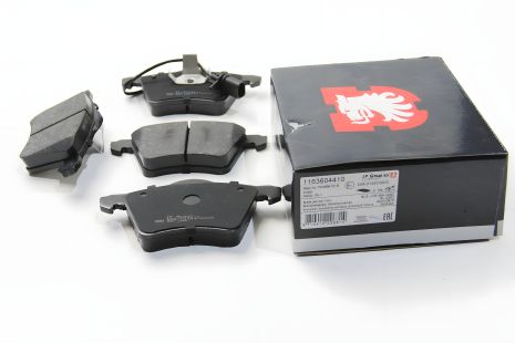 Передні гальмівні колодки для Galaxy/Sharan 95-10 (teves), JP Group (1163604410)