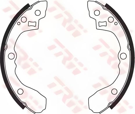 Барабанні гальмівні колодки KIA Mentor/Mentor II/Sephia, TRW GS8692 Барабанні гальмівні колодки KIA Mentor/Mentor II/Sephia, TRW GS8692