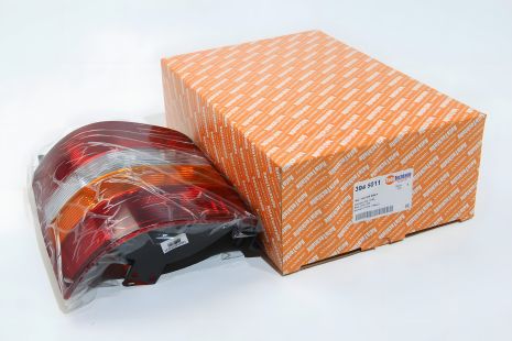 Фонарь задний VW T5 03-09 (желтый поворот) (ляда) (L), Autotechteile (3945011)