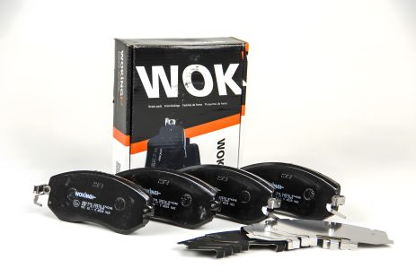 Передні гальмівні колодки Subaru Impreza 02- /Forester 02- (akebono), WOKING P851304 Передні гальмівні колодки Subaru Impreza 02- /Forester 02- (akebono), WOKING P851304