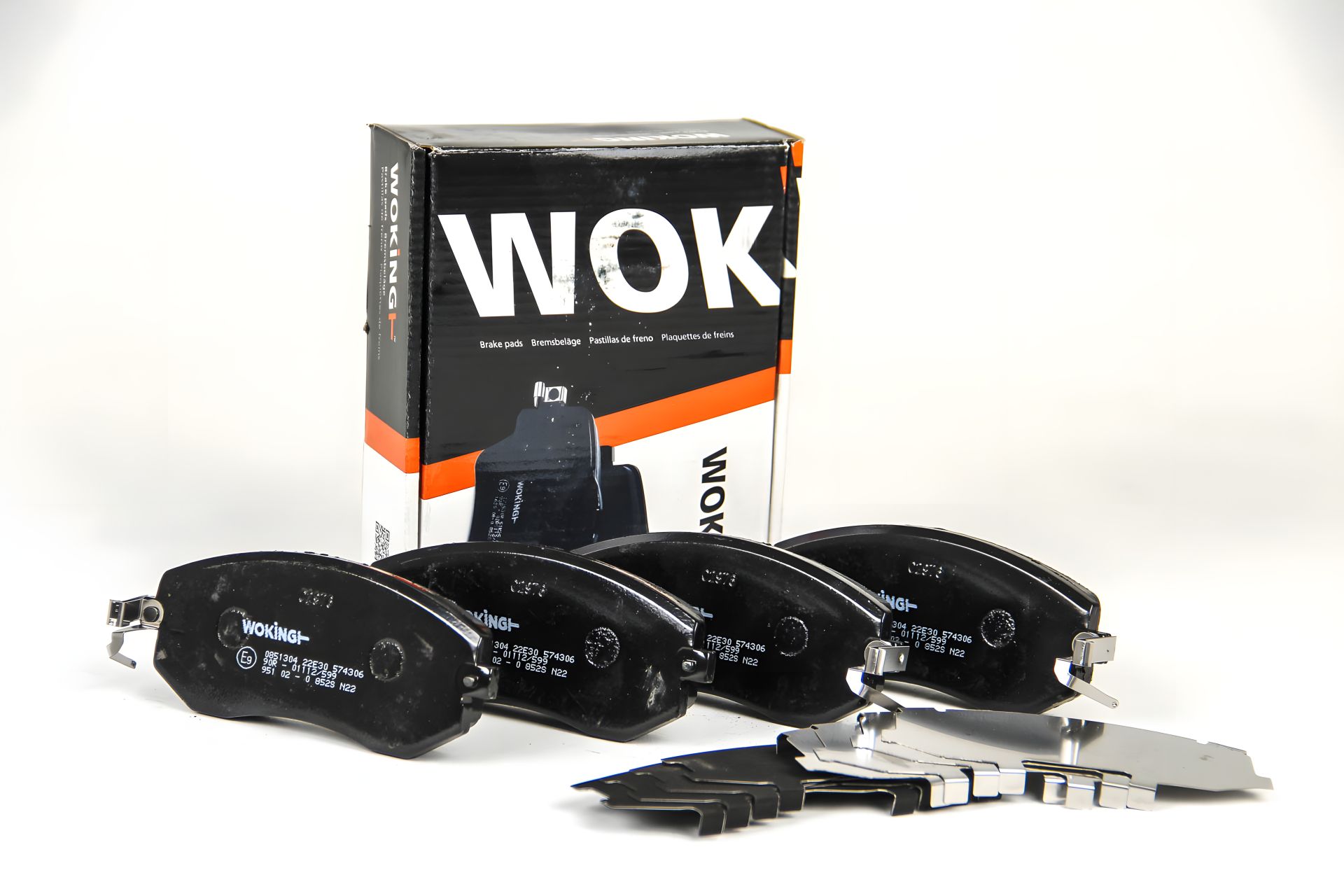 Передні гальмівні колодки Subaru Impreza 02- /Forester 02- (akebono), WOKING P851304 Передні гальмівні колодки Subaru Impreza 02- /Forester 02- (akebono), WOKING P851304