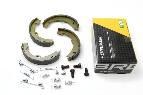 Ручного тормоза колодки W220 98-05/C215 99-06, Bremsi (GF03111) Ручного тормоза колодки W220 98-05/C215 99-06, Bremsi (GF03111)