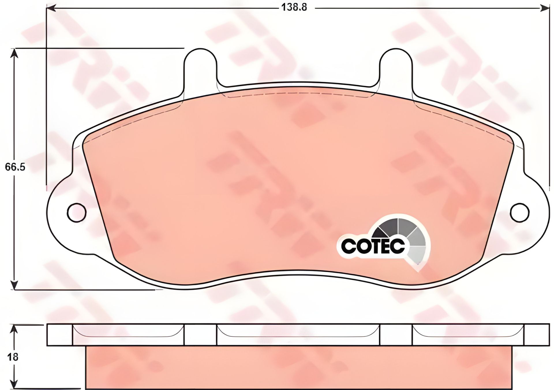 Тормозные колодки для OPEL - RENAULT - VAUXHALL Movano/Master T28/Master T33/Master T35/Master Тормозные колодки для OPEL - RENAULT - VAUXHALL Movano/Master T28/Master T33/Master T35/Master