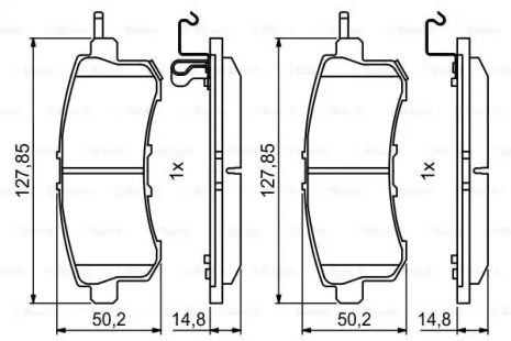 Дискові гальма Nissan/Infiniti Patrol/QX56 \\ r, Bosch (0986494778)