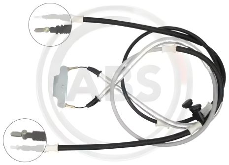 Задній трос ручного гальма для Vectra/Signum 02- (1805/1633x2) (диск.гальм), A.B.S. (K17195)