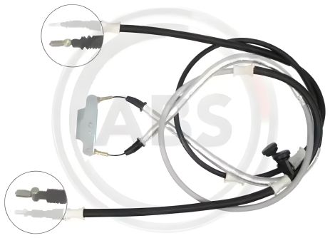 Задній трос ручного гальма для Vectra/Signum 02- (1805/1633x2) (диск.гальм), A.B.S. (K17195) Задній трос ручного гальма для Vectra/Signum 02- (1805/1633x2) (диск.гальм), A.B.S. (K17195)