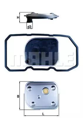 Фільтр АКПП Mercedes 1,5-2,0 04-11, MAHLE/KNECHT (HX158D)