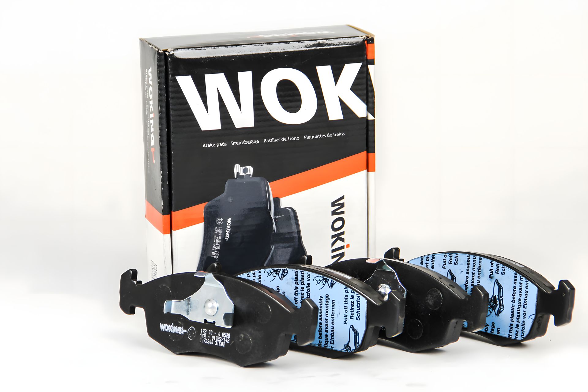 Передні гальмівні колодки для Ford Escort/Sierra 84-99 (ATE), WOKING (P072300) Передні гальмівні колодки для Ford Escort/Sierra 84-99 (ATE), WOKING (P072300)