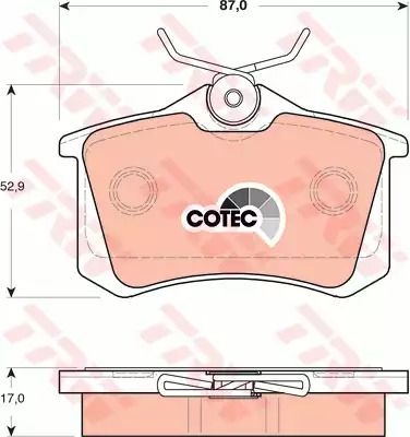 Citroen/fiat/lancia/peugeot 02, TRW (GDB1504) Рада з підручника