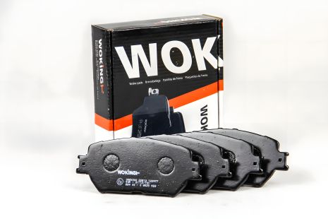 Передние тормозные колодки для Toyota Camry 96-06 (akebono), WOKING (P984300)