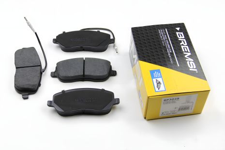Передні гальмівні колодки для Jumpy/Scudo/Expert 00- (Lucas), Bremsi (BP3028)