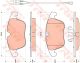 Дисковые тормозные колодки Peugeot/Citroen C5/508/407 08 F, TRW (GDB1818) Дисковые тормозные колодки Peugeot/Citroen C5/508/407 08 F, TRW (GDB1818)