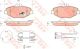 Тормозные колодки дисковые MERCEDES E200/E220/E240/E270/E280, TRW (GDB1542)